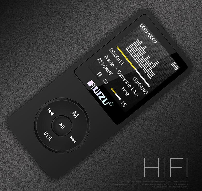 锐族（RUIZU）X02 4G 运动MP3/MP4音乐播放器迷你学生随身听便携式电子书英语听力插卡录音笔
