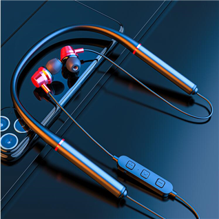 锐族 ruizu F15 蓝牙耳机无线耳机bluetooth入耳式通用运动挂脖式磁吸长续航苹果华为按键操作